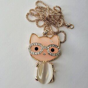 Cat Pendant Necklace